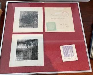 Signed Jon Adolphe Serigraph & Personal Letter