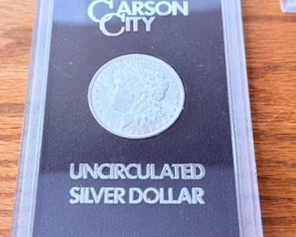 Carson City Uncirculated Silver Dollar