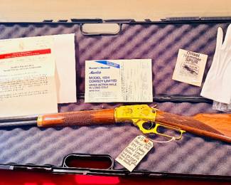 Marlin Model 1894 Cowboy Limited .45 Long Colt limited production commemorative rifle (never fired, includes case, paperwork, and box)