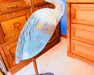 Blue Heron by Les Ailes