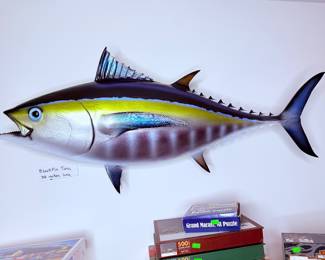 Black Fin Tuna Taxidermy 38” Long