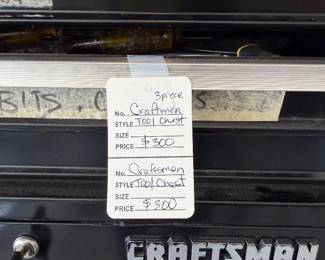 Mulkti drawer craftsmen tool chest $300  Top and bottom 