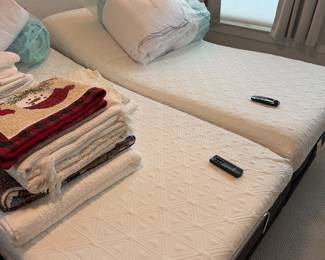 King Size adjustable bed or separated as twins $1000