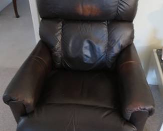 leather  chair -  older