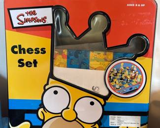The Simpsons Chess Set