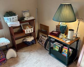 Vintage Wood Shelf, Wood Magazine Storage