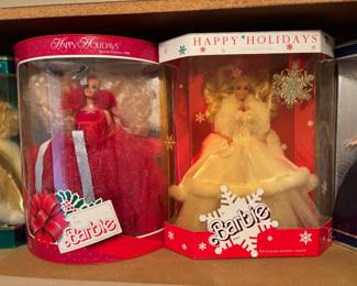 Vintage Holiday Barbies