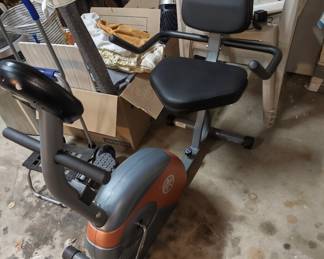 Marcy recumbent exercise bike.