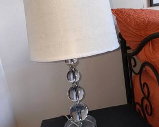 Crystal ball table lamp. Modern style.