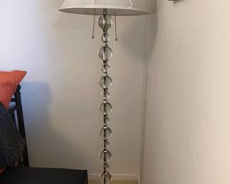 Crystal ball floor lamp. Modern style.