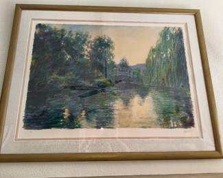 Aldo Luongo river print. Signed and numbered. 10/10.