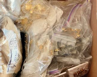 Brooches & pins bought in bulk. Not all the costume jewelry available. 