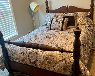 Antique bed frame, full size bed