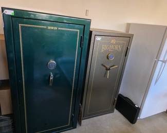 Custom Irwin gun safe (Albuquerque maker) and a Big Horn gun safe