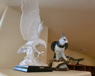 Eagle sculptures