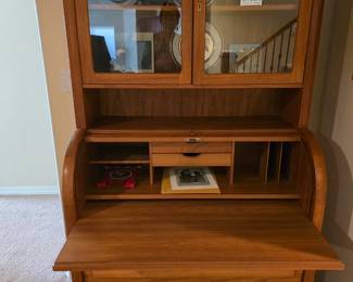 Scandinavian Modern bookcase/desk open view