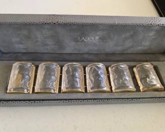 Lalique link bracelet