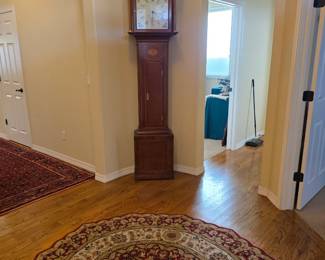 Impressive tall case clock.