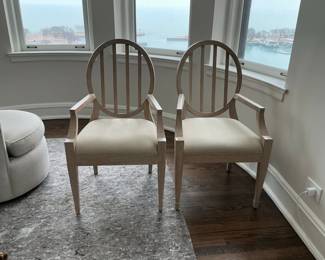 Pair of Woodbridge Furniture Emma Arm Chairs