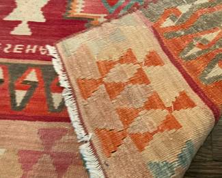 Vintage Turkish Kilim Runner Rug