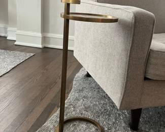 Restoration Hardware 1930s Martini Round Side Table