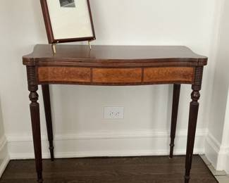 Antique Federal Mahogany Card Table