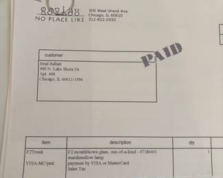 F2 "Mushroom" Lamp by No Place Like Home