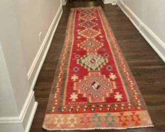 Vintage Turkish Kilim Runner Rug