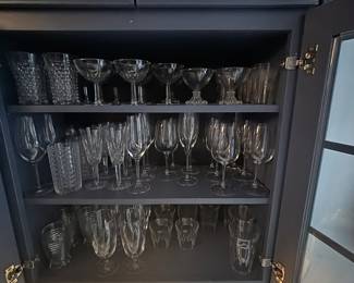 Assorted Vintage Crystal and Glassware Set