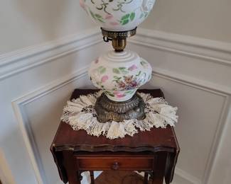 Great glass globe lamp