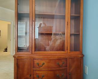 Great smaller  china cabinet or curio cabinet. 
