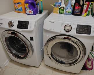 Washer and dryer.