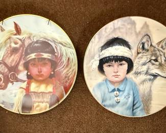 Gregory Perillo Pride of America's Indians Collector Plates