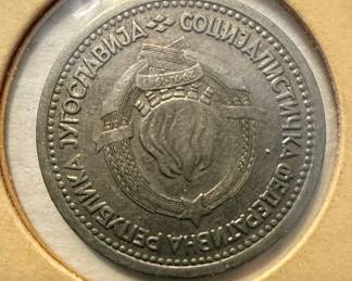 Assorted Vintage Foreign Coins: Yugoslavia, W. Germany, Portugal