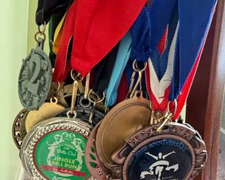 Collection of Runners Medals
