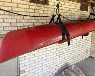 Old Town Loon 100 Red Canoe