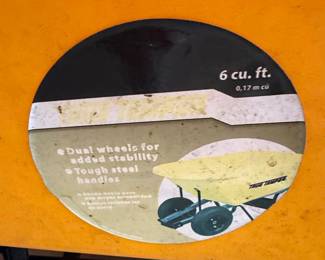 True Temper 6 cu. ft. Wheelbarrow