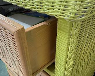 Henry Link Style Wicker Dresser with 4 Drawers