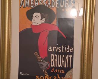 French Art Nouveau Advertising Posters (Set of 3)