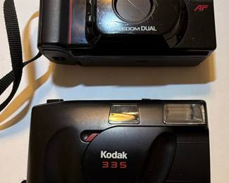 Minolta Freedom Dual AF & Kodak 335 Point-and-Shoot Cameras