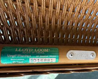 Lloyd Loom All Weather Metal Wicker Patio Set