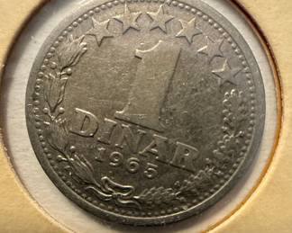 Assorted Vintage Foreign Coins: Yugoslavia, W. Germany, Portugal