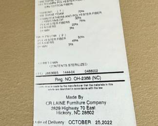 CR Laine Furniture Company Sofa