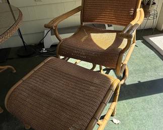 Lloyd Loom All Weather Metal Wicker Patio Set