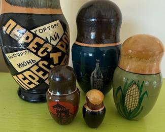 Soviet Leaders Matryoshka Dolls