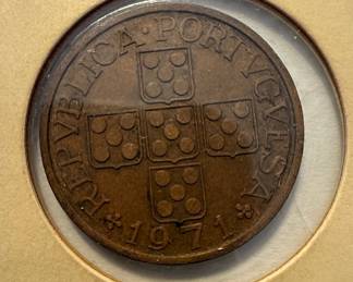 Assorted Vintage Foreign Coins: Yugoslavia, W. Germany, Portugal