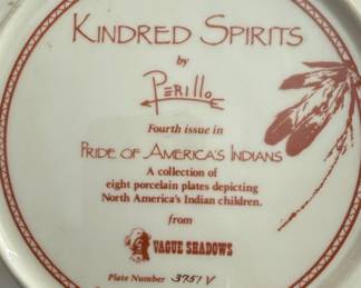 Gregory Perillo Pride of America's Indians Collector Plates