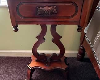 Davis Cabinet Co. Lillian Russell Lyre Side Table