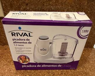 Black & Decker 5-Speed Hand Mixer & Rival Food Chopper