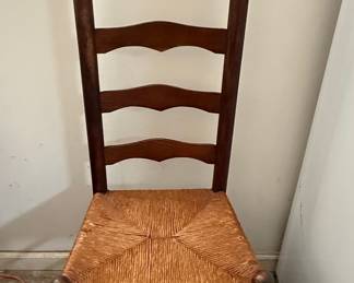 Ladder Back Rush Seat Dining Chair Style